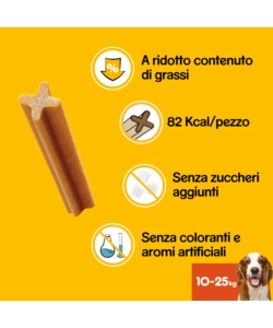 PEDIGREE - DENTASTIX SNACK IGIENE ORALE MEDIUM, 56 PZ